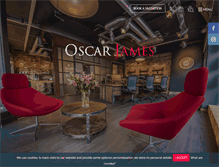 Tablet Screenshot of oscar-james.com